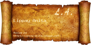 Lippay Anita névjegykártya